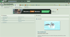 Desktop Screenshot of discordeddashplz.deviantart.com