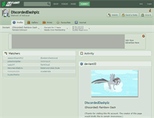 Tablet Screenshot of discordeddashplz.deviantart.com