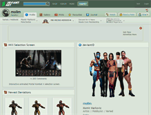 Tablet Screenshot of molim.deviantart.com