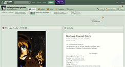 Desktop Screenshot of miles-prower-power.deviantart.com