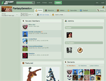 Tablet Screenshot of fantasygenesis.deviantart.com