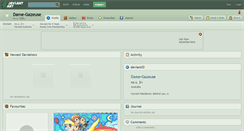 Desktop Screenshot of dame-gazeuse.deviantart.com