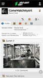 Mobile Screenshot of comewatchmyart.deviantart.com