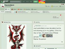 Tablet Screenshot of heavensdawn.deviantart.com
