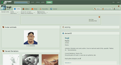 Desktop Screenshot of fergil.deviantart.com