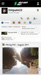 Mobile Screenshot of hxcpunk23.deviantart.com