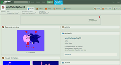 Desktop Screenshot of amythehedgehog13.deviantart.com