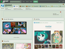 Tablet Screenshot of kokoloko8.deviantart.com