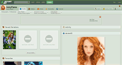 Desktop Screenshot of ivoryflame.deviantart.com