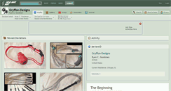 Desktop Screenshot of gryffon-designs.deviantart.com
