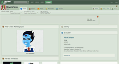 Desktop Screenshot of ninacortexx.deviantart.com