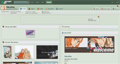 Desktop Screenshot of narutina.deviantart.com