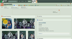 Desktop Screenshot of adomaswillkill.deviantart.com