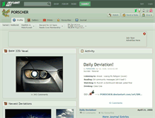 Tablet Screenshot of porscher.deviantart.com