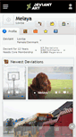 Mobile Screenshot of melaya.deviantart.com