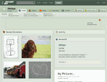 Tablet Screenshot of melaya.deviantart.com