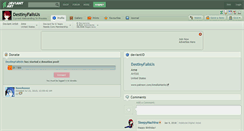 Desktop Screenshot of destinyfailsus.deviantart.com