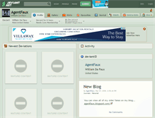 Tablet Screenshot of agentfaux.deviantart.com
