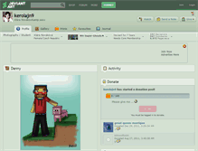Tablet Screenshot of kerolajn9.deviantart.com