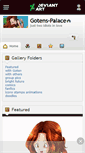 Mobile Screenshot of gotens-palace.deviantart.com
