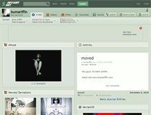Tablet Screenshot of bumariffin.deviantart.com