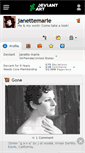 Mobile Screenshot of janettemarie.deviantart.com