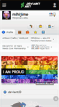 Mobile Screenshot of mihijime.deviantart.com