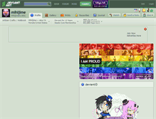 Tablet Screenshot of mihijime.deviantart.com