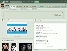 Tablet Screenshot of cilella.deviantart.com