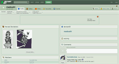 Desktop Screenshot of madoushi.deviantart.com