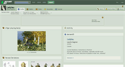 Desktop Screenshot of ladylau.deviantart.com