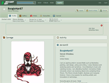 Tablet Screenshot of boogieman87.deviantart.com