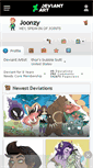 Mobile Screenshot of joonzy.deviantart.com