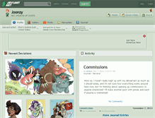 Tablet Screenshot of joonzy.deviantart.com