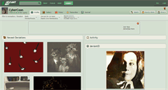 Desktop Screenshot of cybercoon.deviantart.com