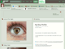 Tablet Screenshot of monstart.deviantart.com