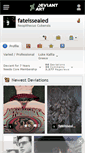 Mobile Screenshot of fateissealed.deviantart.com