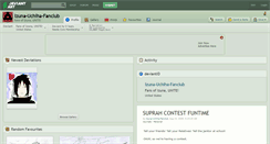 Desktop Screenshot of izuna-uchiha-fanclub.deviantart.com