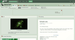 Desktop Screenshot of hybrid-tech.deviantart.com