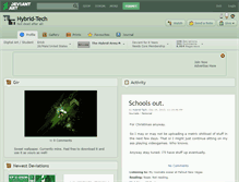 Tablet Screenshot of hybrid-tech.deviantart.com