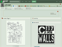 Tablet Screenshot of lastlogan.deviantart.com