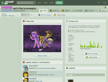 Tablet Screenshot of mlp-fim-screwball.deviantart.com