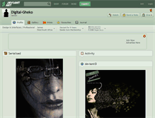Tablet Screenshot of digital-gheko.deviantart.com