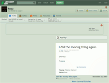 Tablet Screenshot of kozu.deviantart.com