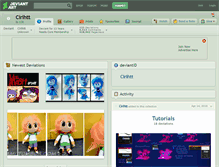 Tablet Screenshot of cirihtt.deviantart.com
