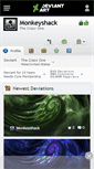 Mobile Screenshot of monkeyshack.deviantart.com