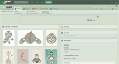 Desktop Screenshot of lindzb.deviantart.com