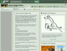 Tablet Screenshot of anthro-dragon-feet.deviantart.com