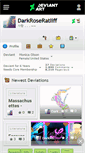 Mobile Screenshot of darkroseratliff.deviantart.com