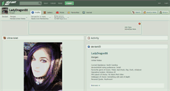 Desktop Screenshot of ladydragon88.deviantart.com